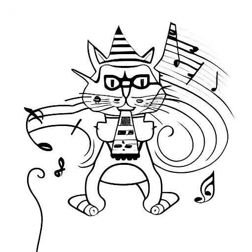 Music Cat Dog