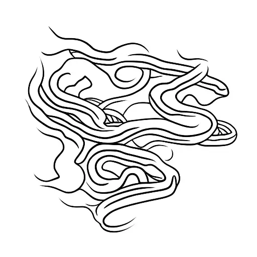 Olive Branch With A Snake On It Wrapped Around Forearm