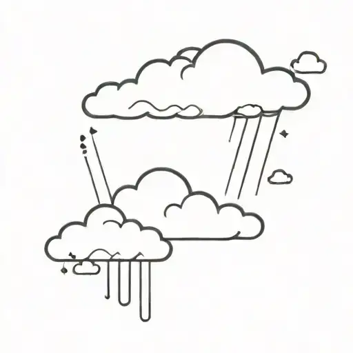 A Big Cloud And A Small Cloud