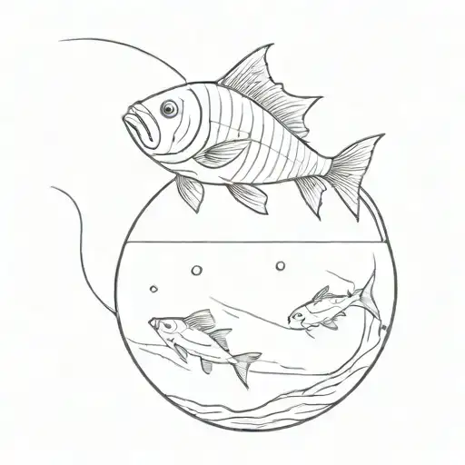 Fish Riding On Tank Treads