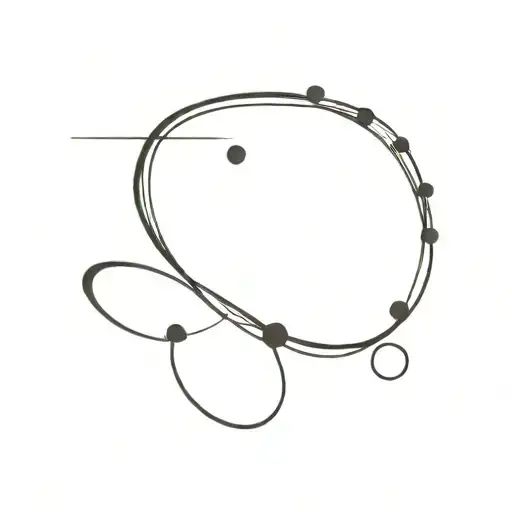 Saturn Venus Earth Mars Juiter Sun Moon In Circle