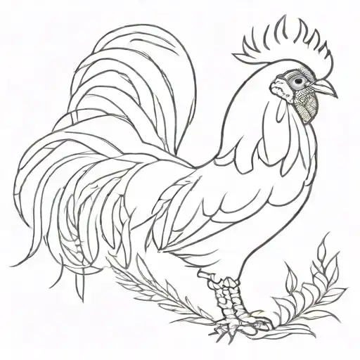 Portuguese Prairie Rooster