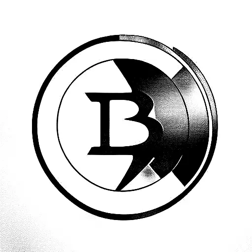 Sintez Pacific Symbol And Bitcoin In Cyberpunk Style