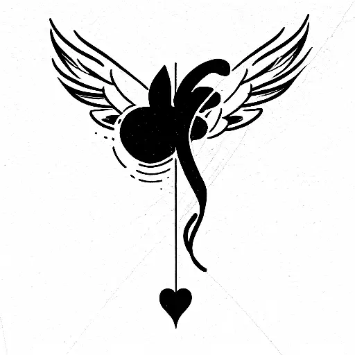 Mac Miller Swimming Album Cover With Roses And Wings