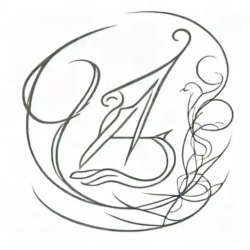 Military Tattoo With Number 24 In It