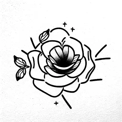 Open Book With Sprouting Flowers