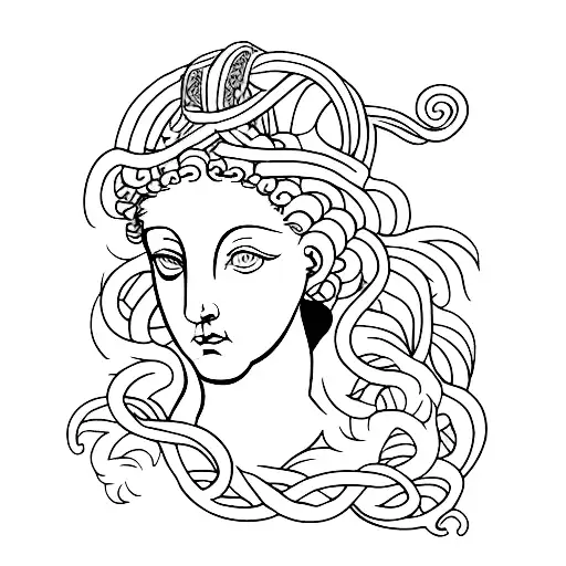Aesthetic Greek Medusa