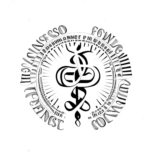 Horseshoe With Word Faith Inside It