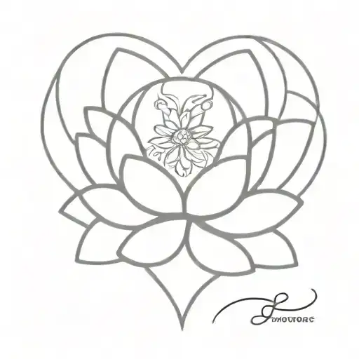 Mickeymouse Lotus Heart