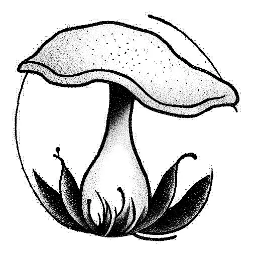 Mushroom With Fairy Wings