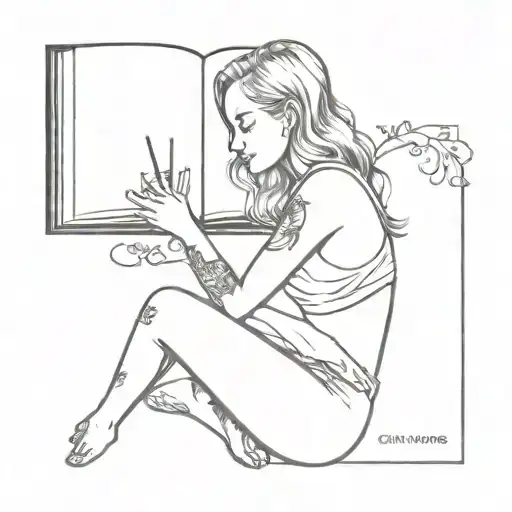 Chill Vibes Book Open In Front