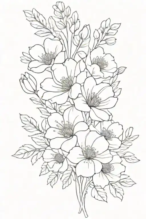 Birth Flower Bouquet