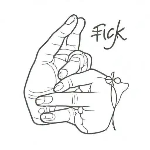 Card With Fuck You Make A Tattoo Design
