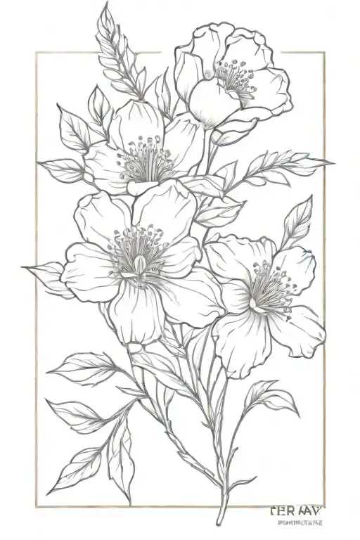 Feb Birth Flower Bouquet