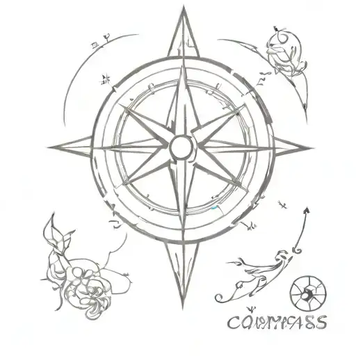 Compass Pointing To The East