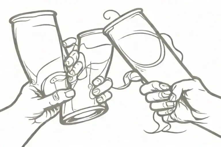 Eternity Friendship Love Cheers Motion With Beer