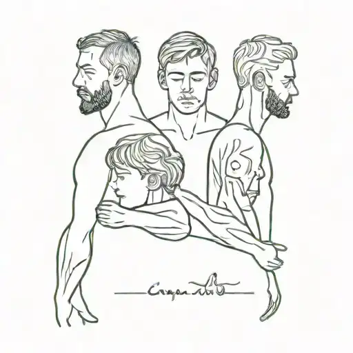 Man With 2 Kids Names In Them