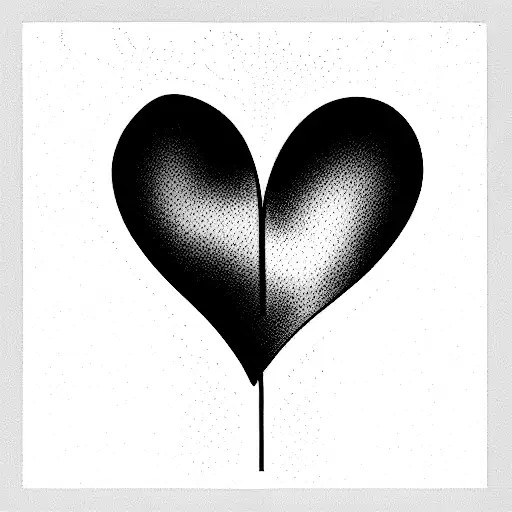 3 Hearts Drawn With Continuous Line