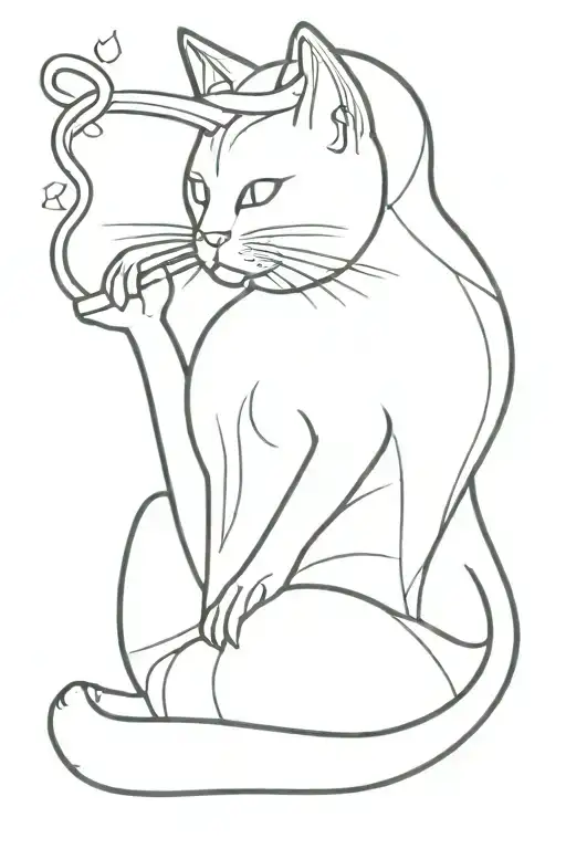 Smoking Cat