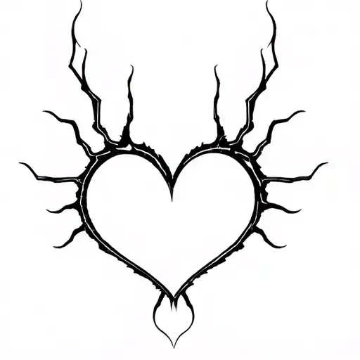 Black Widow Heart Made