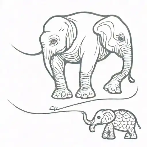 Elephant And Turtle