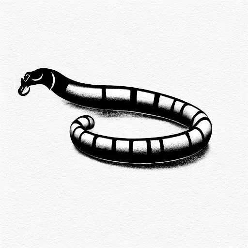 King Cobra Bracelet Swallowing It's Tail