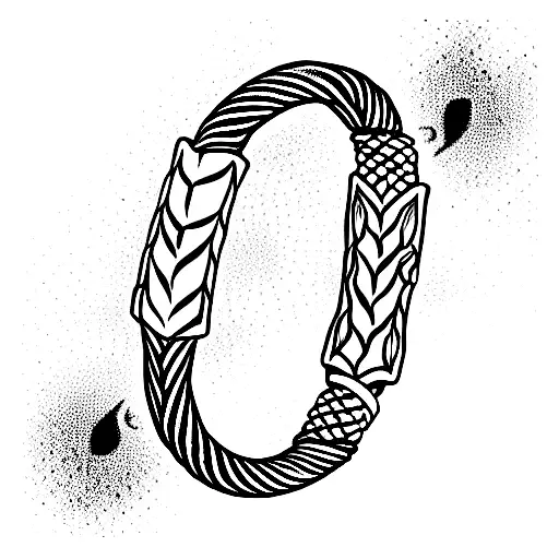 King Cobra Bracelet Swallowing It's Tail