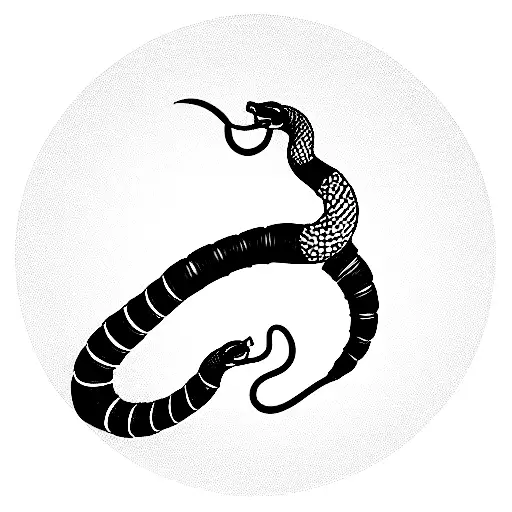 King Cobra Bracelet Swallowing It's Tail