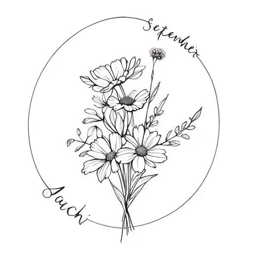 March And September Birth Flower Bouquet