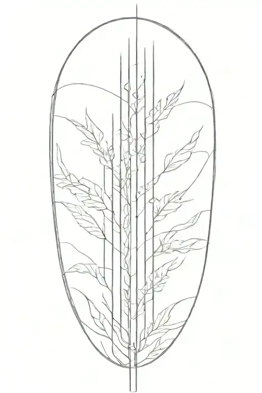 Thin Lines Going Vertical Down Upper Arm