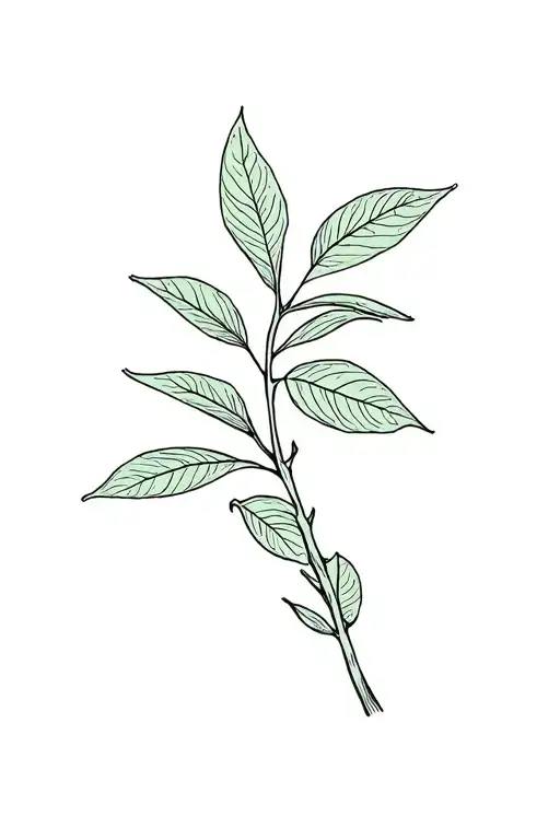 Fiddle Fig Branch Hand