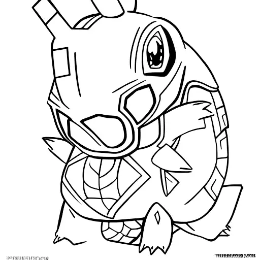 Turtwig The Pokemon Wearing The Killers Mask From The Movie 'Scream'