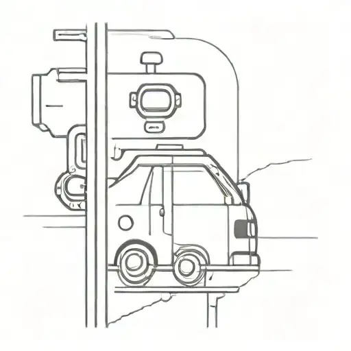 All Way Stop Light Accident Car People