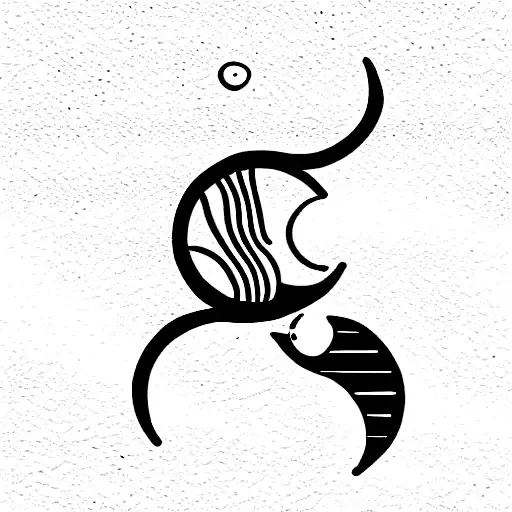 Snake With Sun And Moon