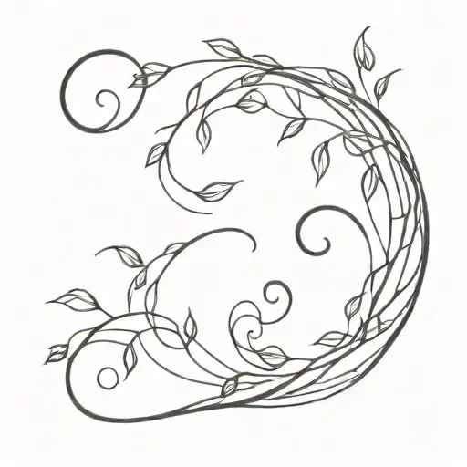 Vine Tendrils That Go Around The Arm