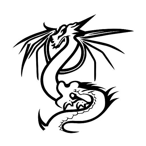 Dragon Logo Simple