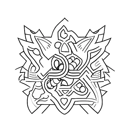 Jamaican And Trinidadian Country Outline