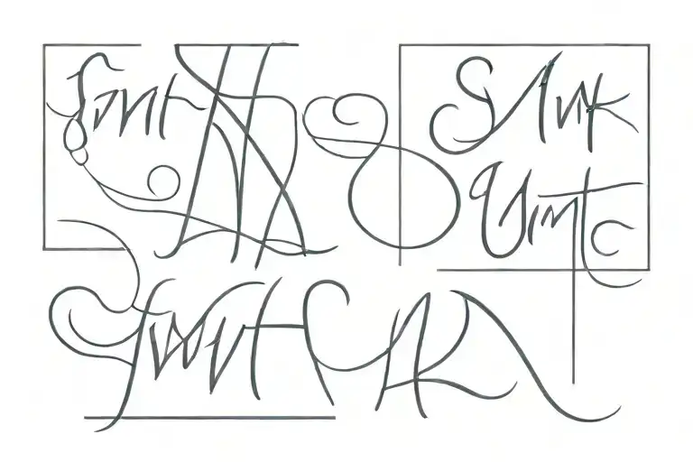 Lettering Smmf