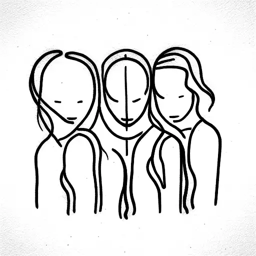 Three Siblings With Two Sisters And One Brother