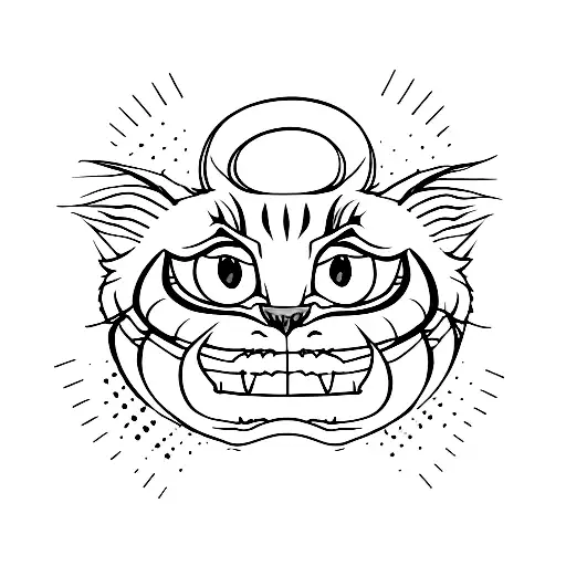 Cheshire Cat Scratching