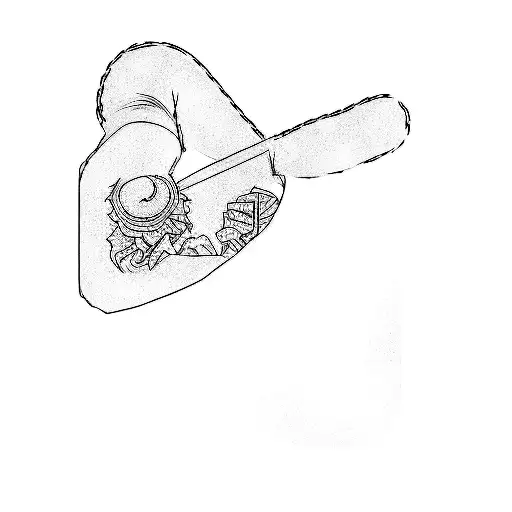 A Man With A Tattoo On His Arm Dice Rick Rich