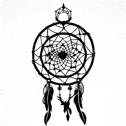 Dream Catcher On Deer Antlers