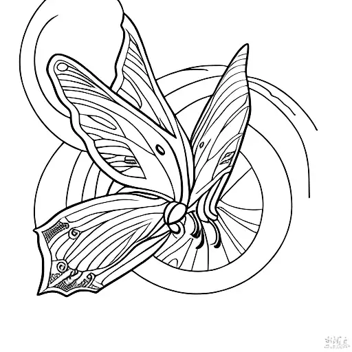 Luna Moth On The Moon