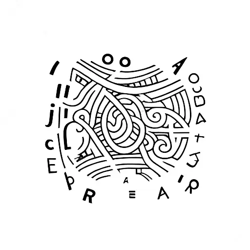 A Alphabet With Simple Semicolon