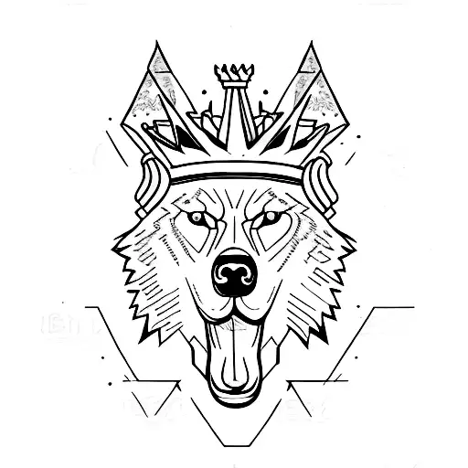 Handball Player With A Wolf Crown
