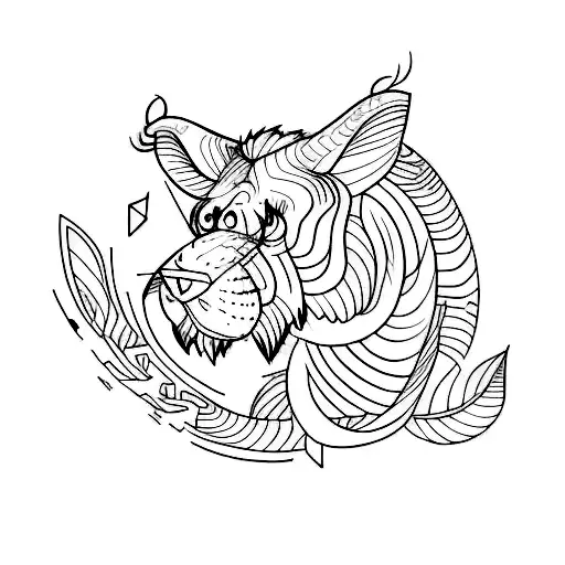 Tricep Tattoo That Makes A Different Character When My Arm Is Up Versus Down