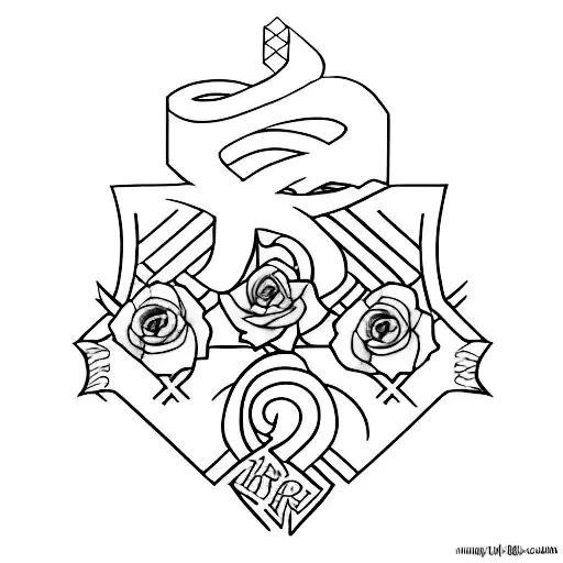 Design A Tattoo For 2 Friends With Just 2 Uppercase Letter R Like Rr