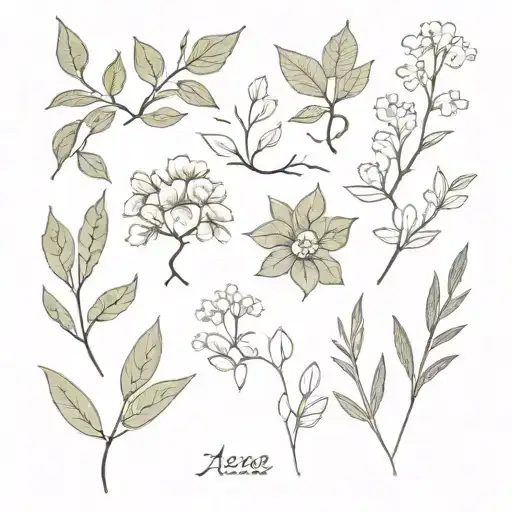 Live Oak And Phoenix And Azalea And Pecans