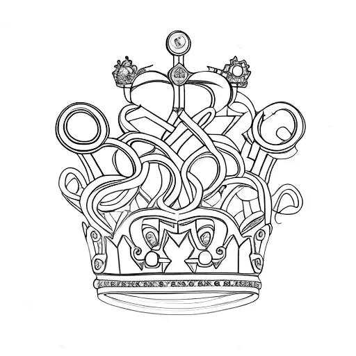 A Crown Made Entirely Of Letter A's