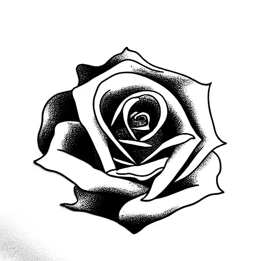 A Rose With A Skeleton